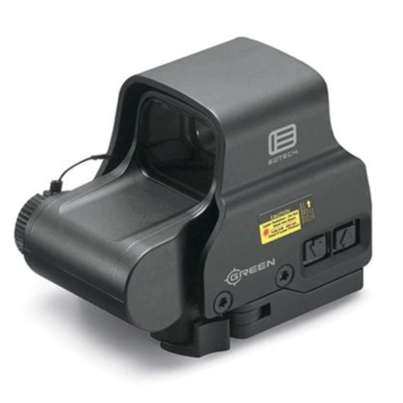 EOTech EXPS2 Holographic Sight with Green 68 MOA Ring 1 MOA Dot and QD Lever, Black - EXPS2-0GRN